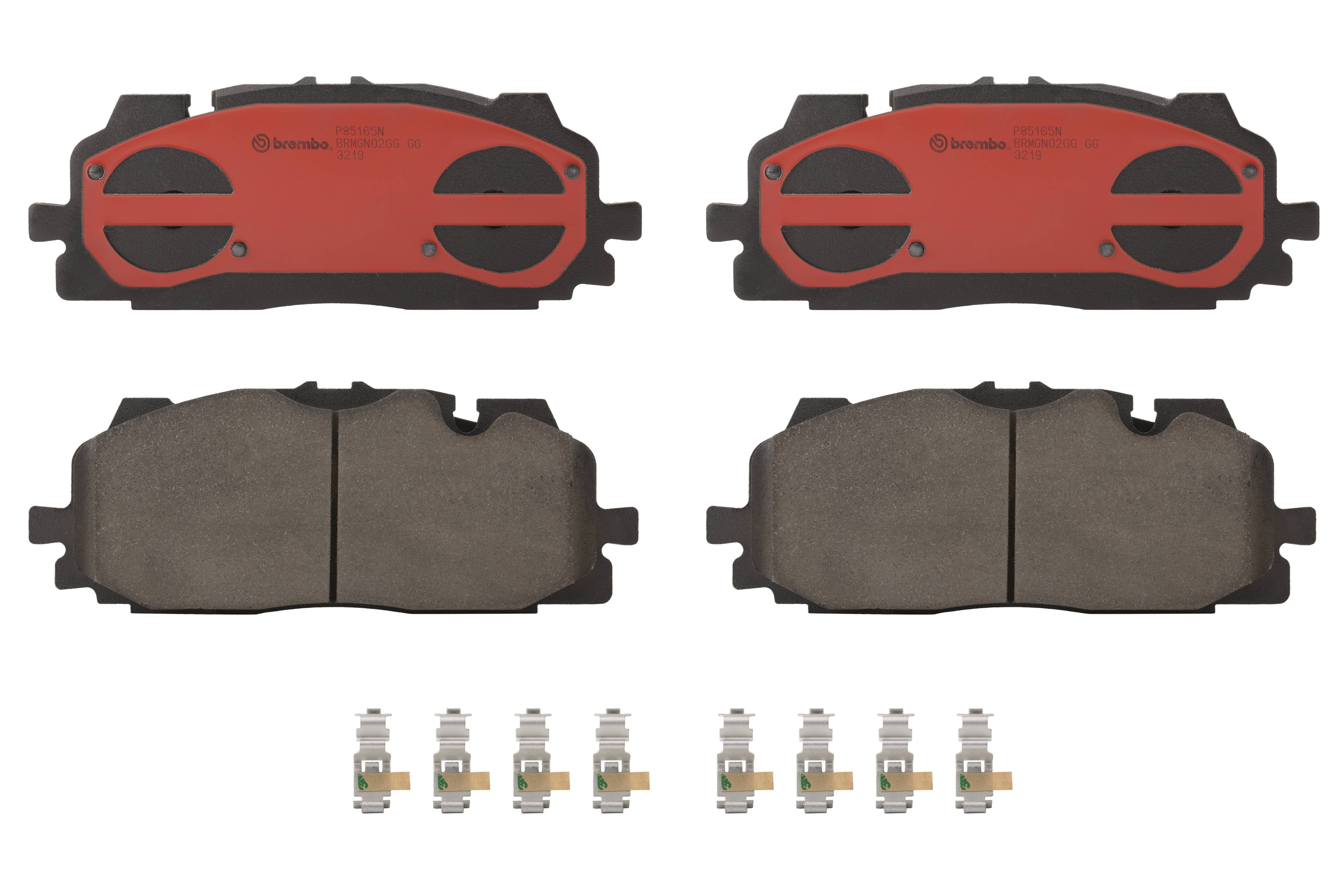 Audi Brembo Brake Set - Pads Front (Ceramic) 8W0698151N - Brembo P85165N